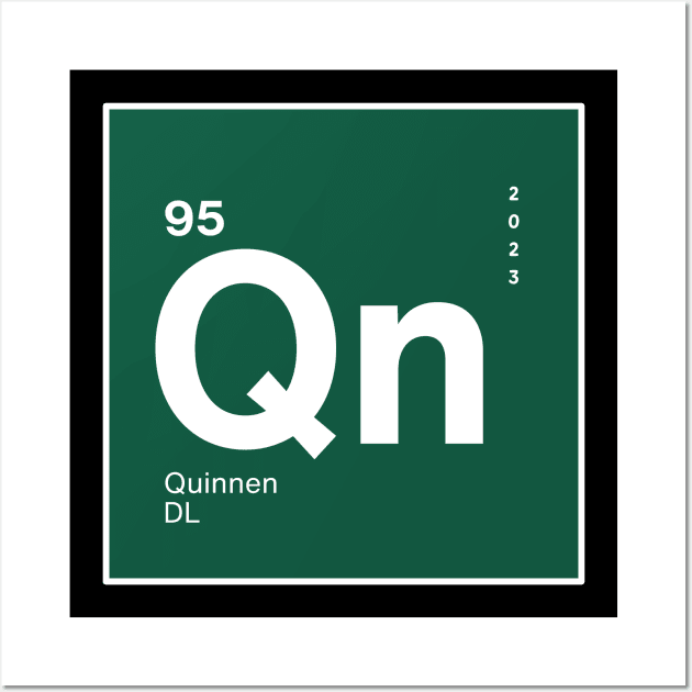 Quinnen Williams NY Jets Player Periodic Table Element Wall Art by Sleepless in NY